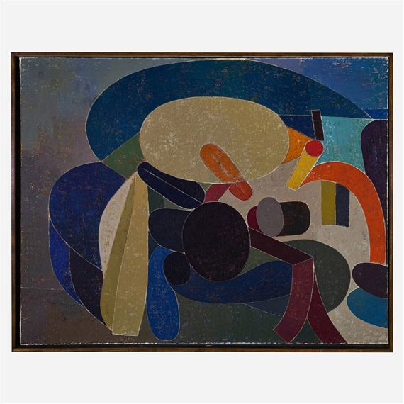 Untitled Landscape by Miyoko Ito, circa 1957