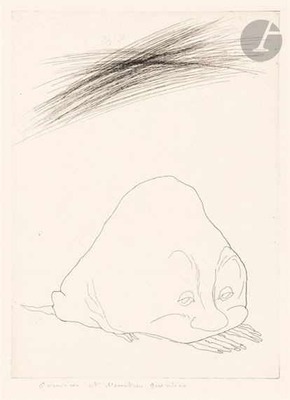 Illustrations for his own text, Contes du demi-sommeil - Marcel Béalu