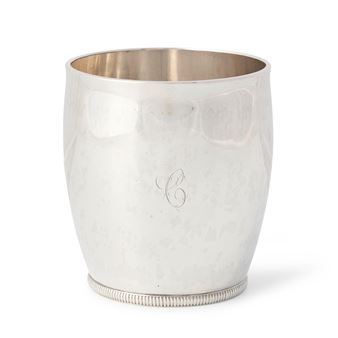 diam. 3, ht. 3 1/4 in.; weighing approx. 4.880 oz. - Ebenezer Moulton