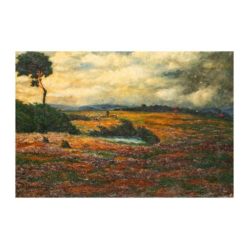 William Ritschel | Sheep Herd in Landscape | MutualArt