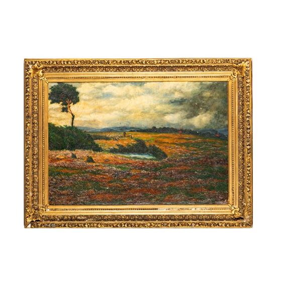 William Ritschel | Sheep Herd in Landscape | MutualArt