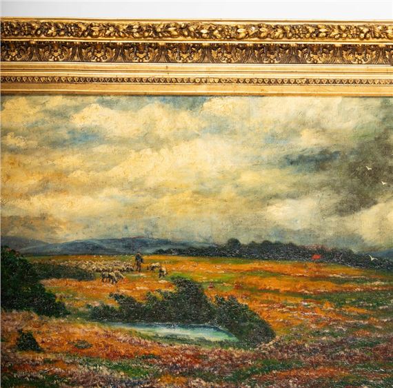 William Ritschel | Sheep Herd in Landscape | MutualArt