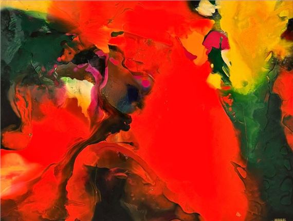 Miodrag Dordevic | Dordevic MIODRAG (1936) Untitled Acrylic on paper ...