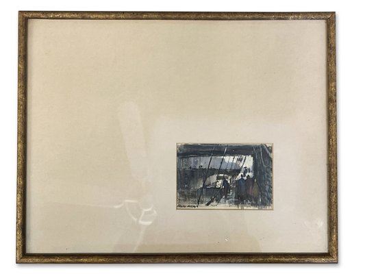 Ralph Avery. Watercolor. Bridge - Ralph Avery