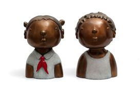Zhang Hui's Cherubic Figures Evoke Childhood Whimsy at Yang Gallery