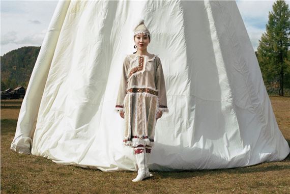 Portrait of Yulianna at Ulug-Dag Festival by Margarita Galandina