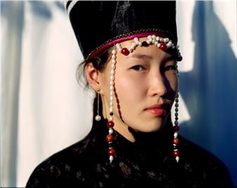 Portrait of Kiera Tsydenova on location in Irkutsk, Irkutsk Oblast, Siberia - Margarita Galandina