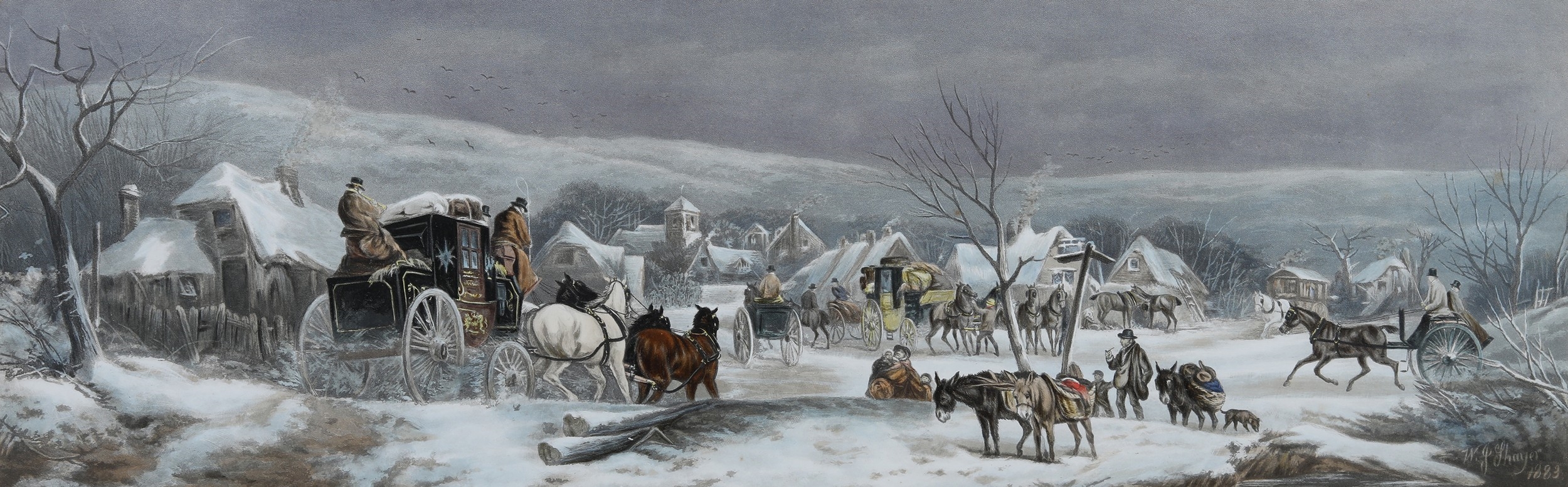 William Shayer Sr. | The Seasons (Circa 1885) | MutualArt