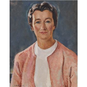 PORTRAIT OF ELIZABETH DOUGLAS FLETCHER SMITH - Lilias Torrance Newton