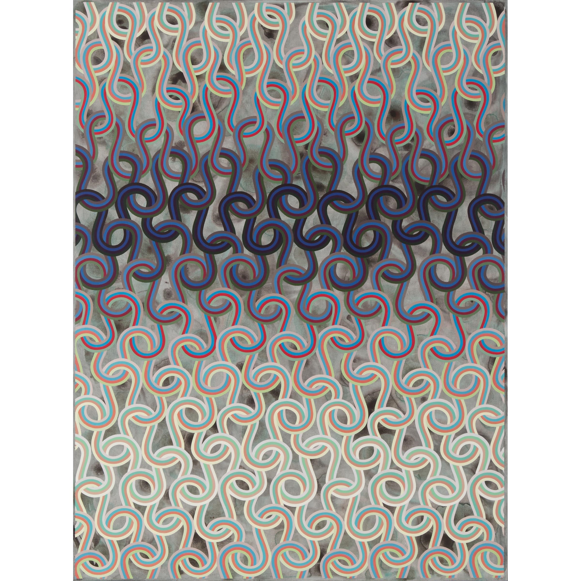 Artwork by Angela Leach, ABSTRACT REPEAT SERIES, Made of acrylic on board