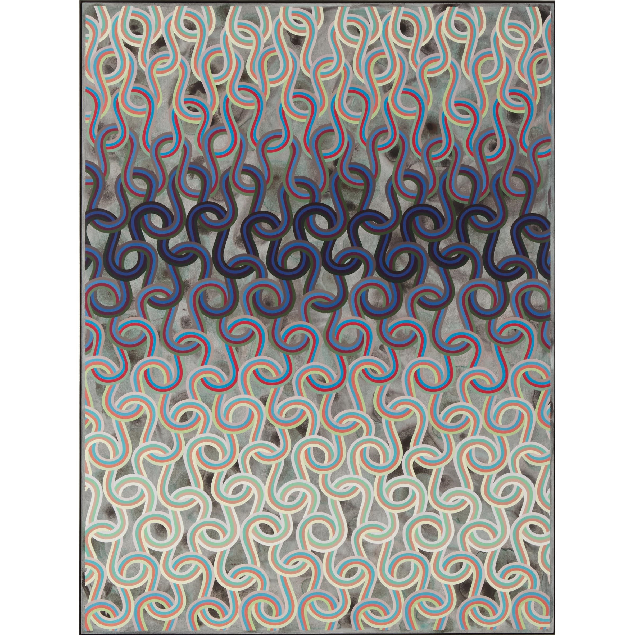 Artwork by Angela Leach, ABSTRACT REPEAT SERIES, Made of acrylic on board