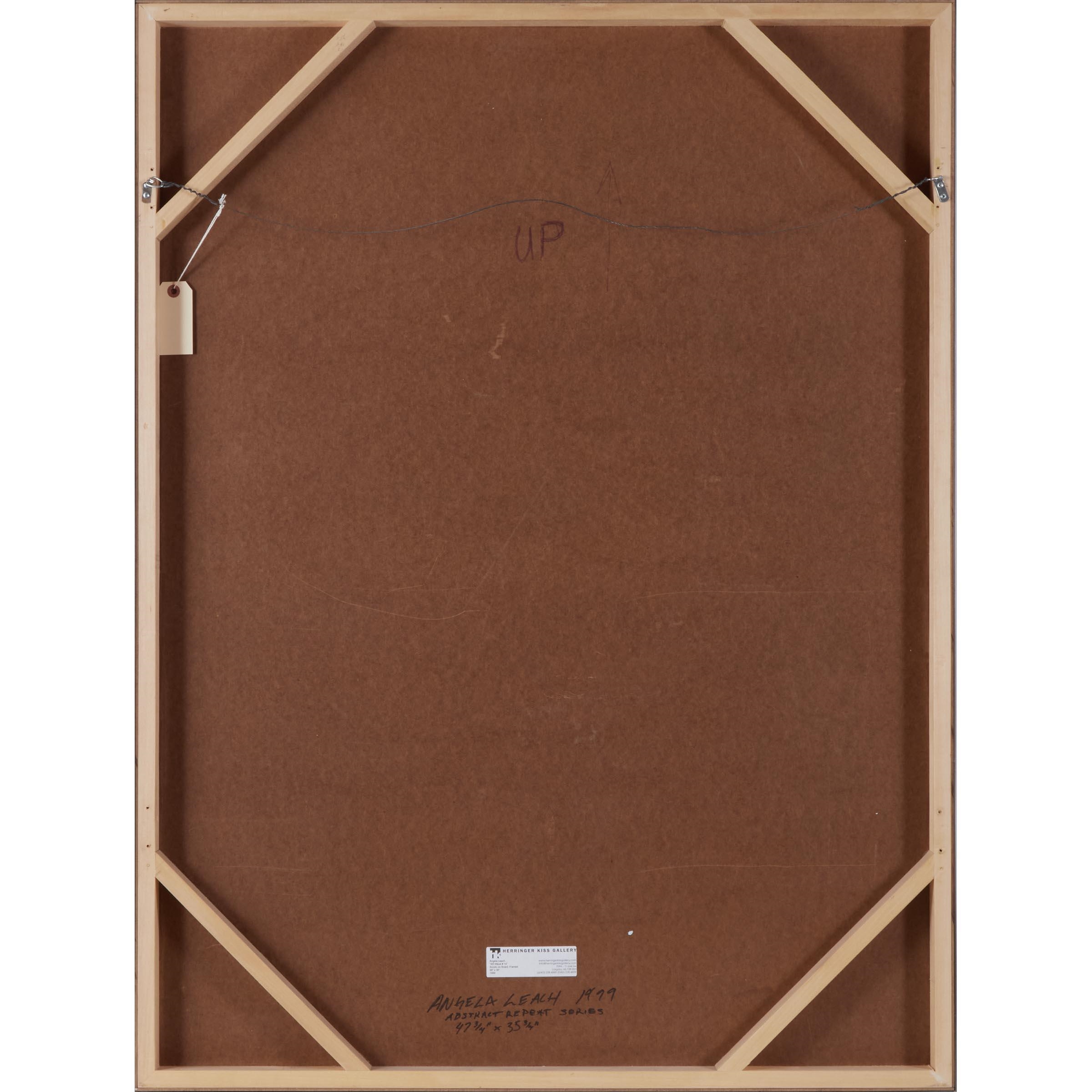 Artwork by Angela Leach, ABSTRACT REPEAT SERIES, Made of acrylic on board