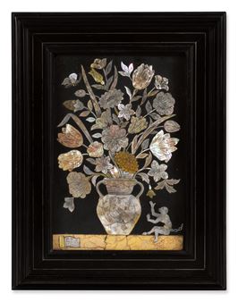 A bouquet of tulips and various other blooms - Dirck Van Rijswijck