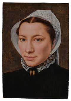 Portrait of a Lady in a Lace Cap - Frans Pourbus the Elder