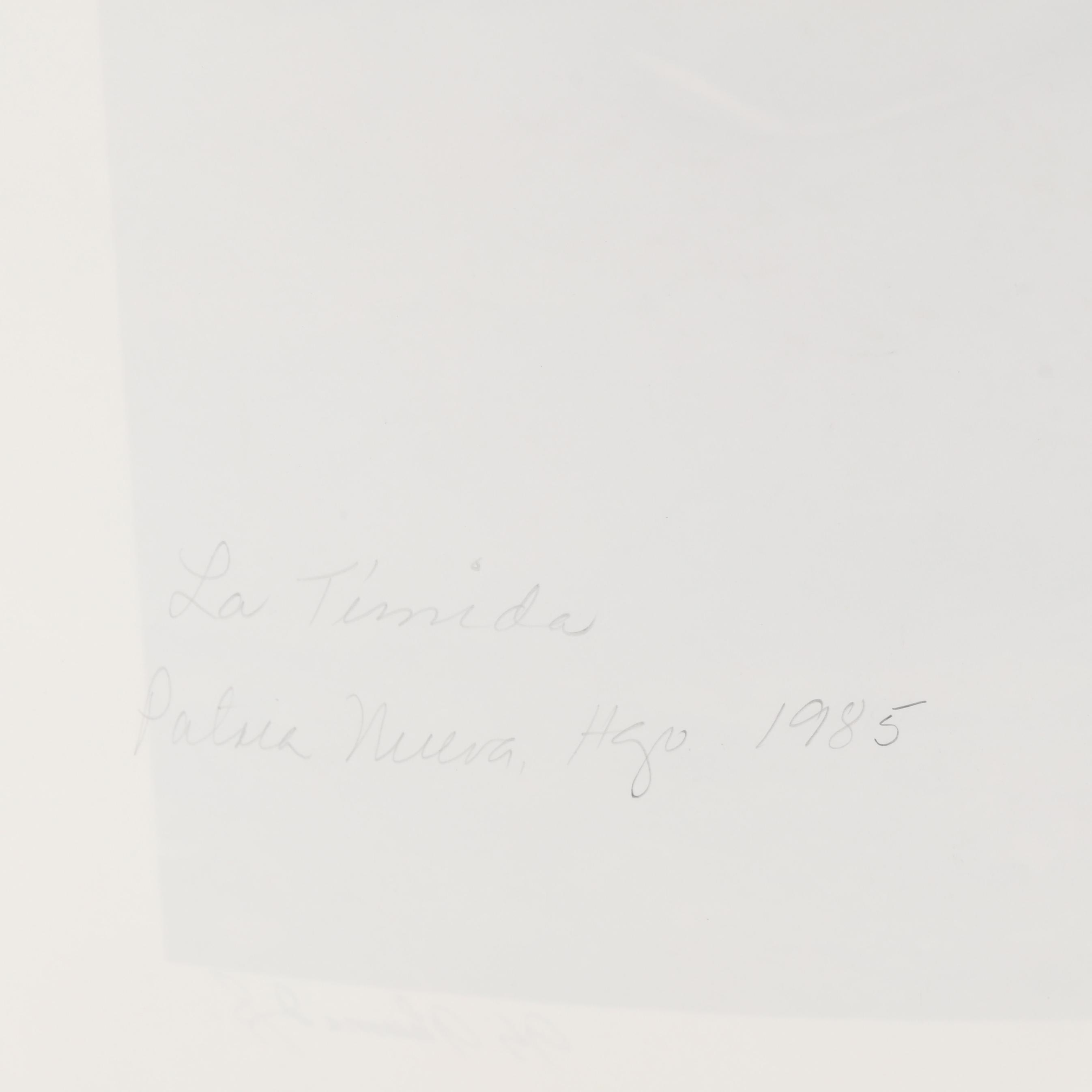 Artwork by Alicia Ahumada Salaíz, La Tímida (The Shy One), Hidalgo, Mexico , 1986-1991, Made of Gelatin silver print