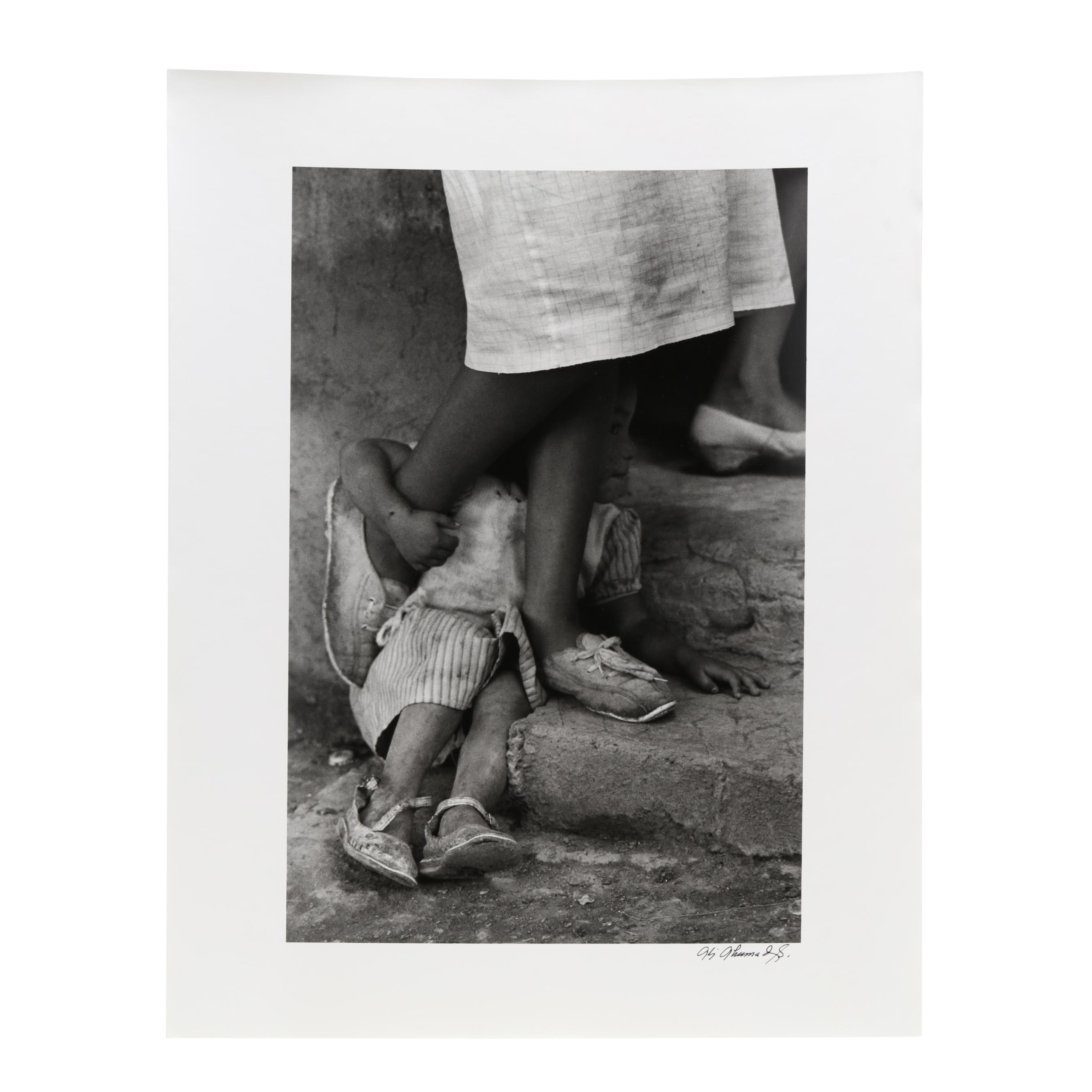 Artwork by Alicia Ahumada Salaíz, La Tímida (The Shy One), Hidalgo, Mexico , 1986-1991, Made of Gelatin silver print