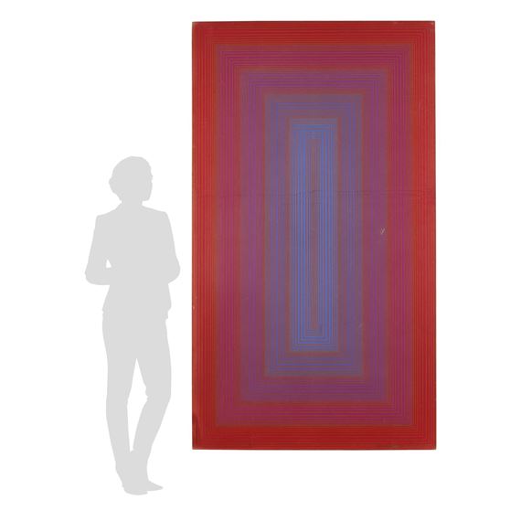 Red to Blue Portal by Richard Joseph Anuszkiewicz, 1977