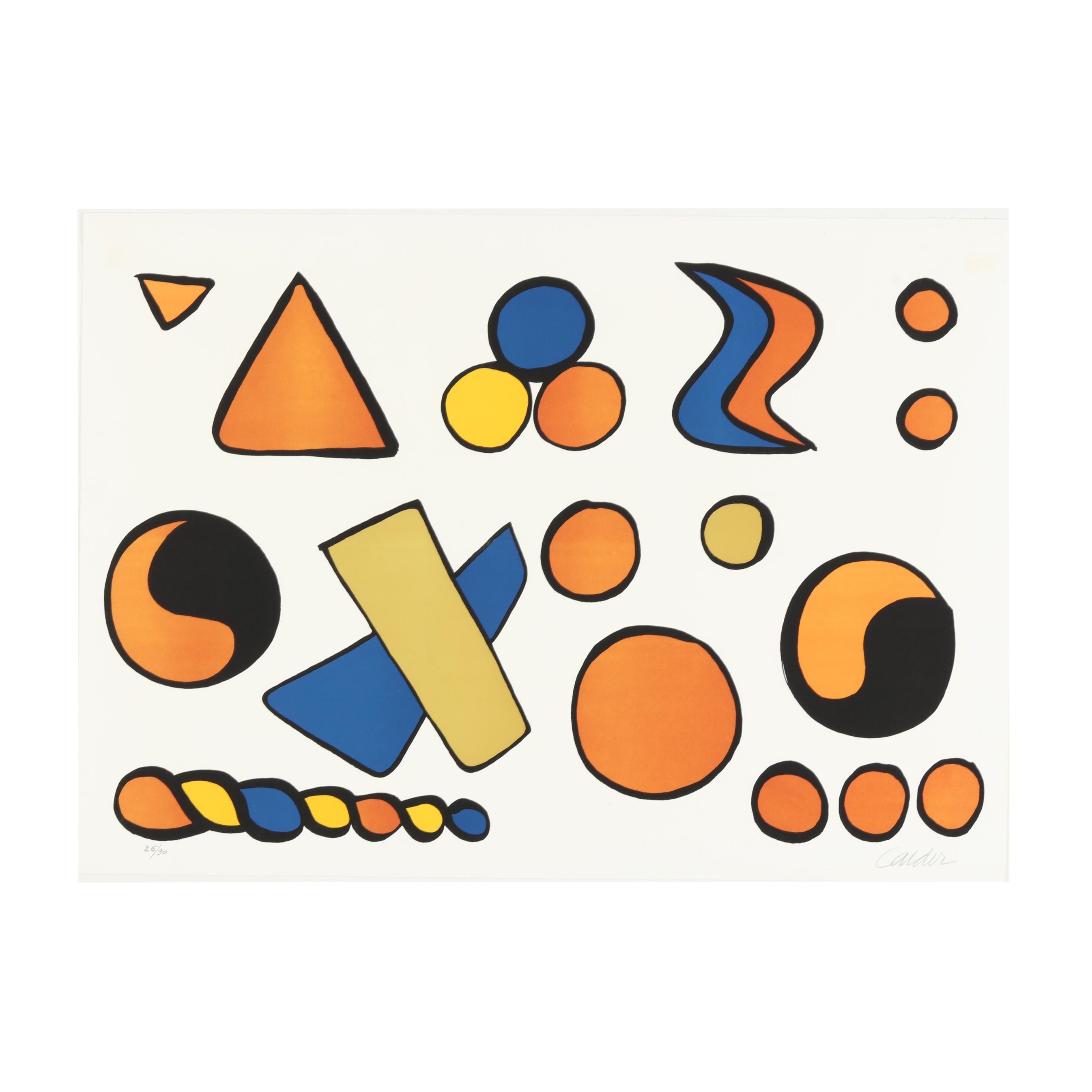 Alexander Calder | Alphabet et Saucisson (1970) | MutualArt