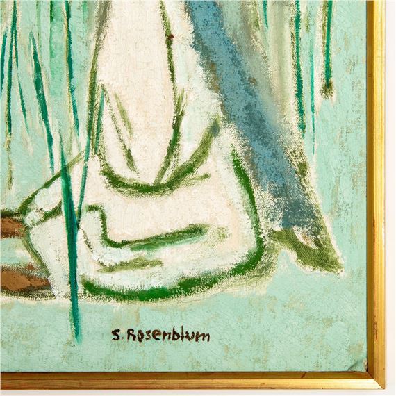 Sadie Skoletsky Rosenblum | Sadie Rosenblum, Modernist Oil on Canvas ...