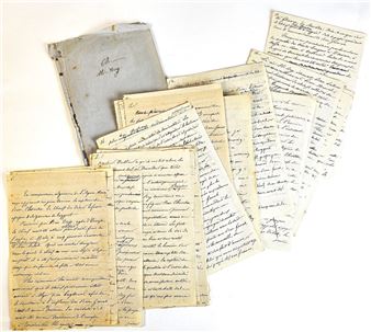 Three documents - Théodore Juillet Saint Lager