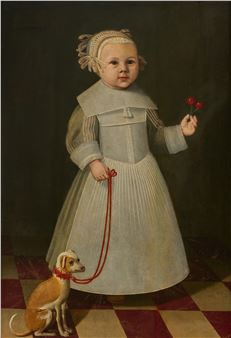 Portrait of a Child Accompanied by a Small Dog - Wybrand Simonsz. de Geest the Elder