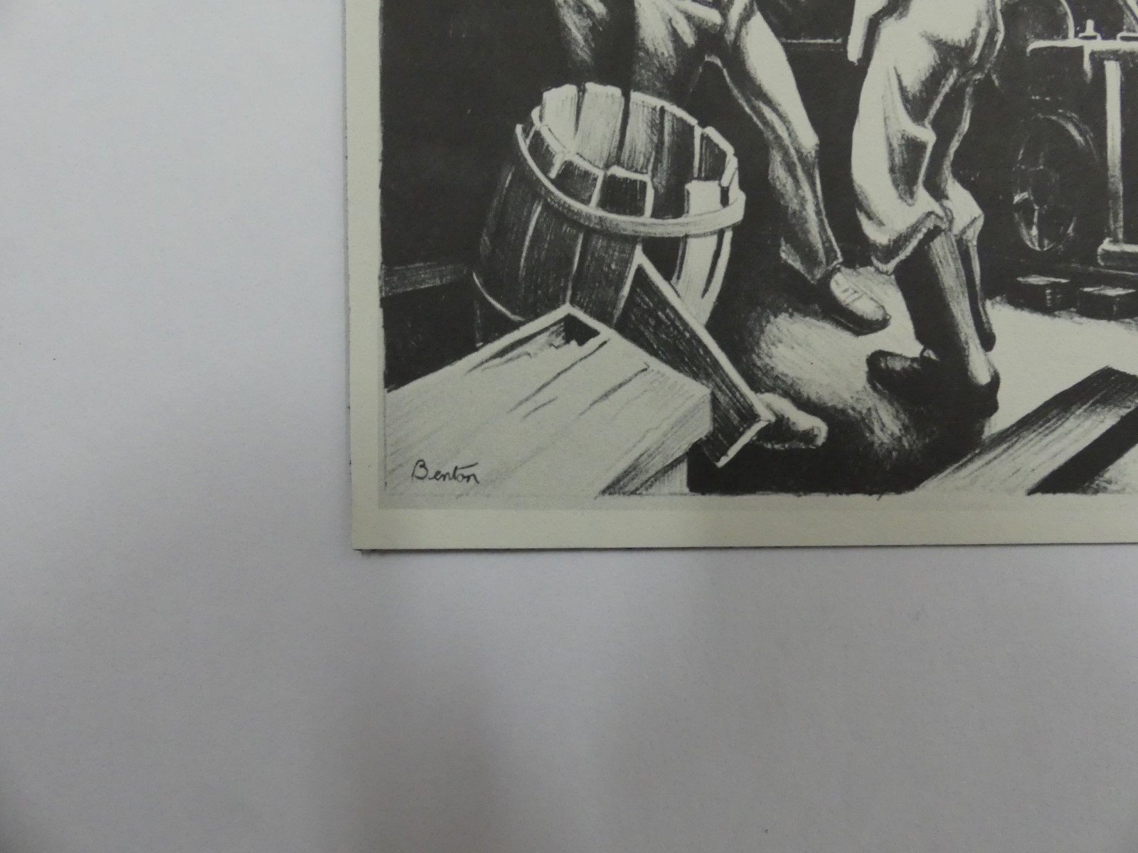Artwork by Thomas Hart Benton‏, JESSE JAMES, Made of offset lithograph