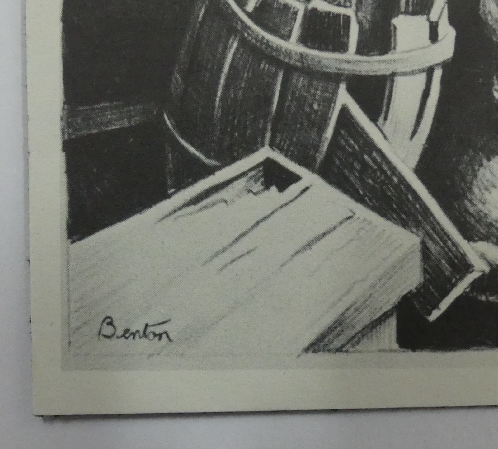 Artwork by Thomas Hart Benton‏, JESSE JAMES, Made of offset lithograph