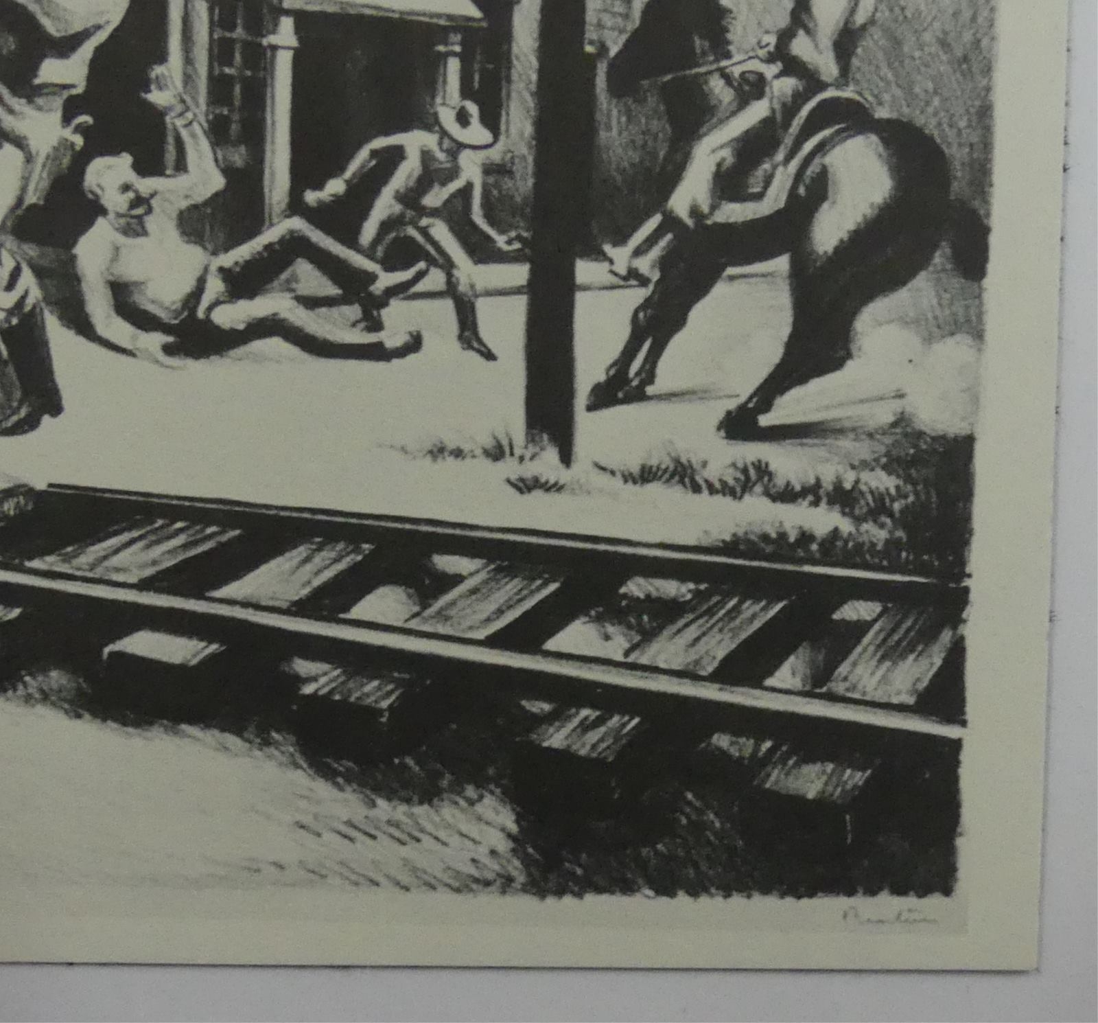 Artwork by Thomas Hart Benton‏, JESSE JAMES, Made of offset lithograph