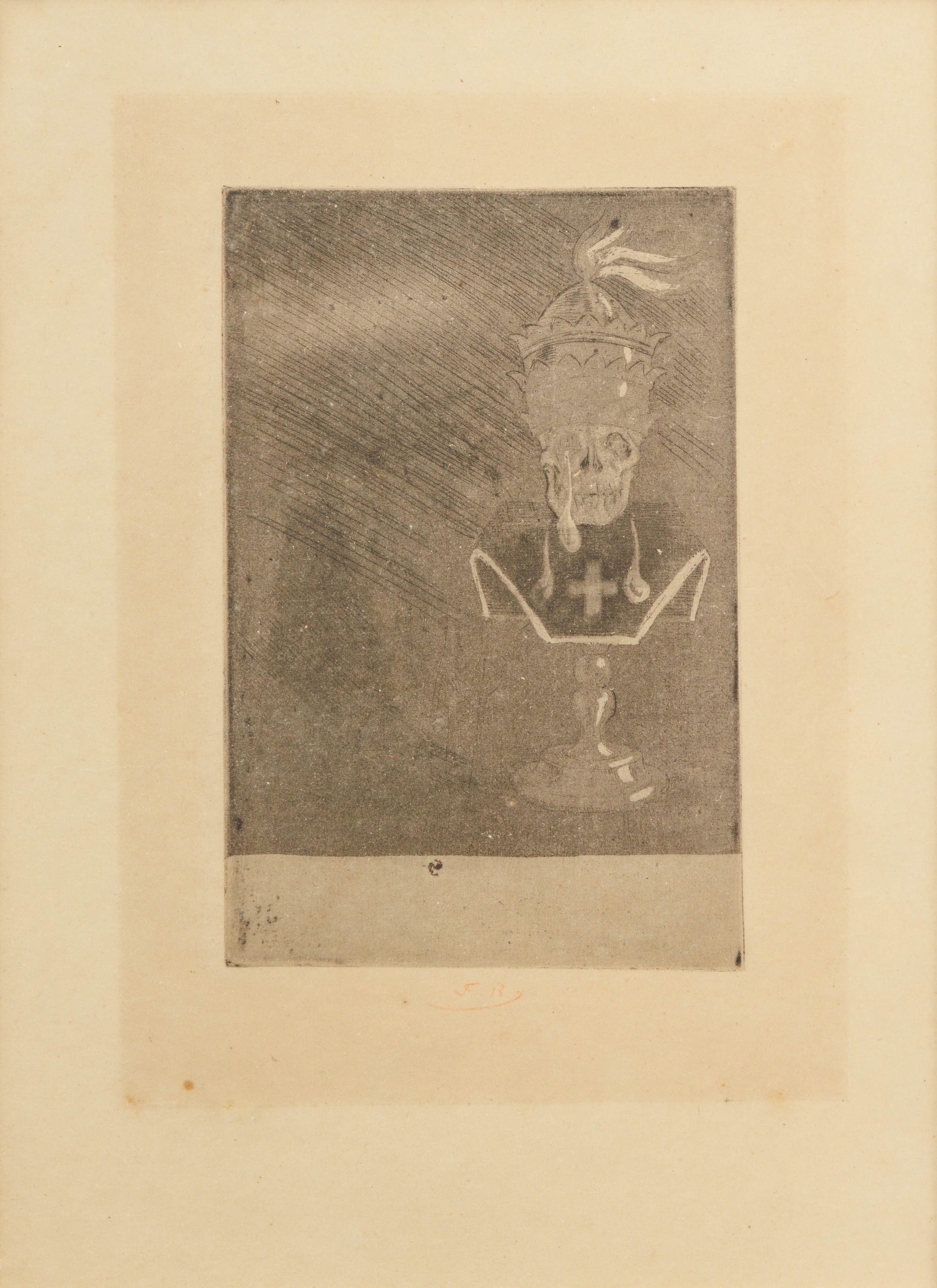 Félicien Rops | Le dernier pape | MutualArt