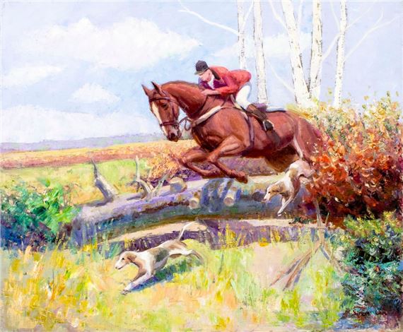 Simon Chan | Hunting Scene | MutualArt