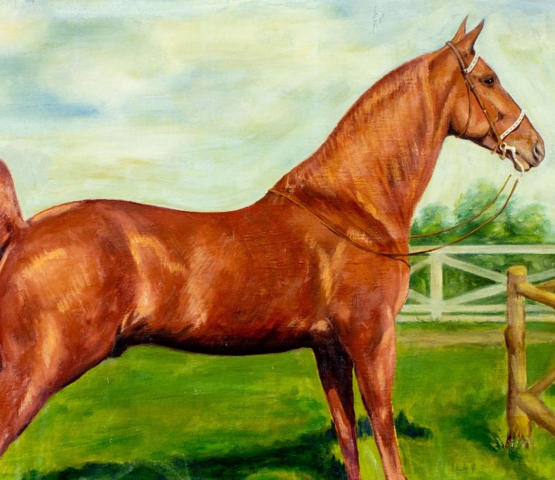 Artwork by Lawrence Grace, Horse, Made of oil on canvas