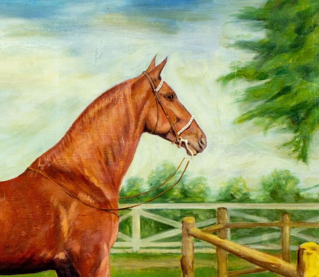 Artwork by Lawrence Grace, Horse, Made of oil on canvas