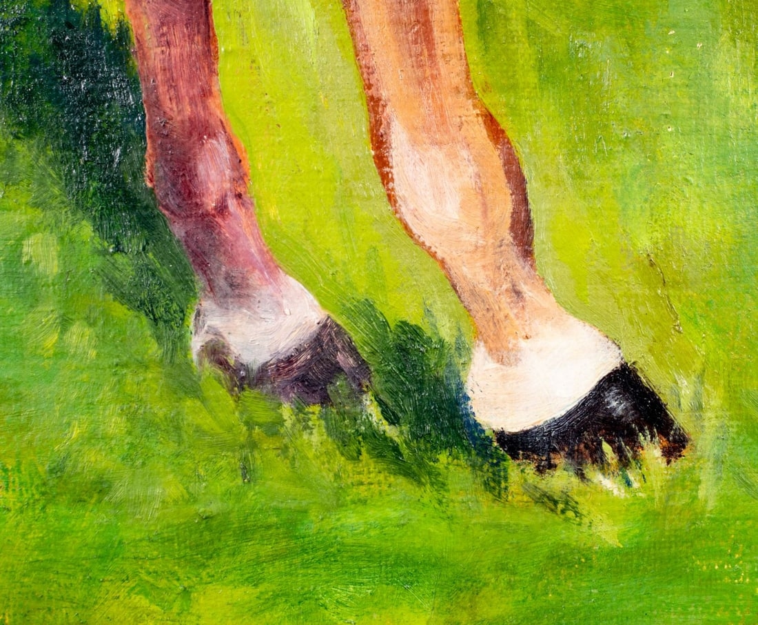 Artwork by Lawrence Grace, Horse, Made of oil on canvas