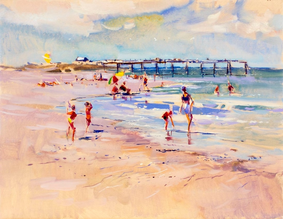 Peter Williams | Beach and Pier | MutualArt