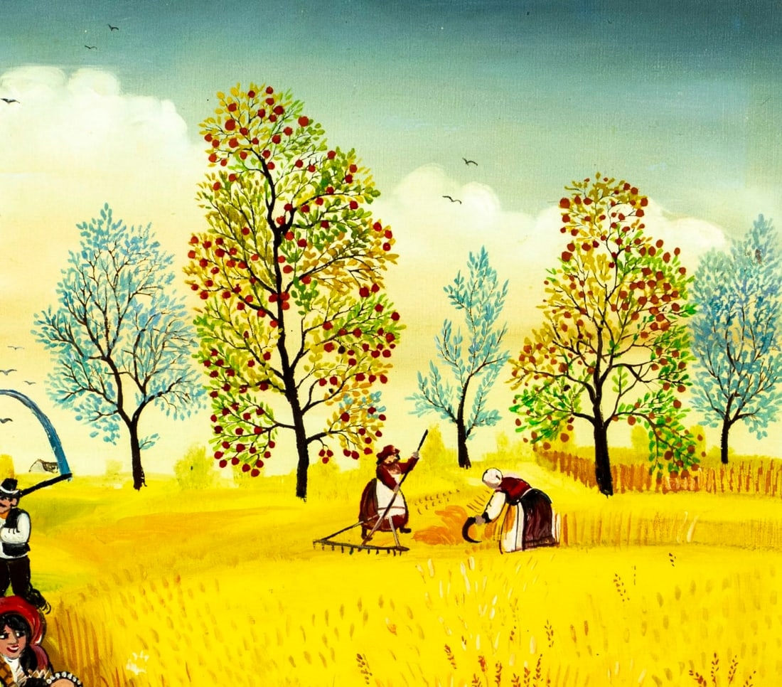 Edith Simon | Harvesting | MutualArt