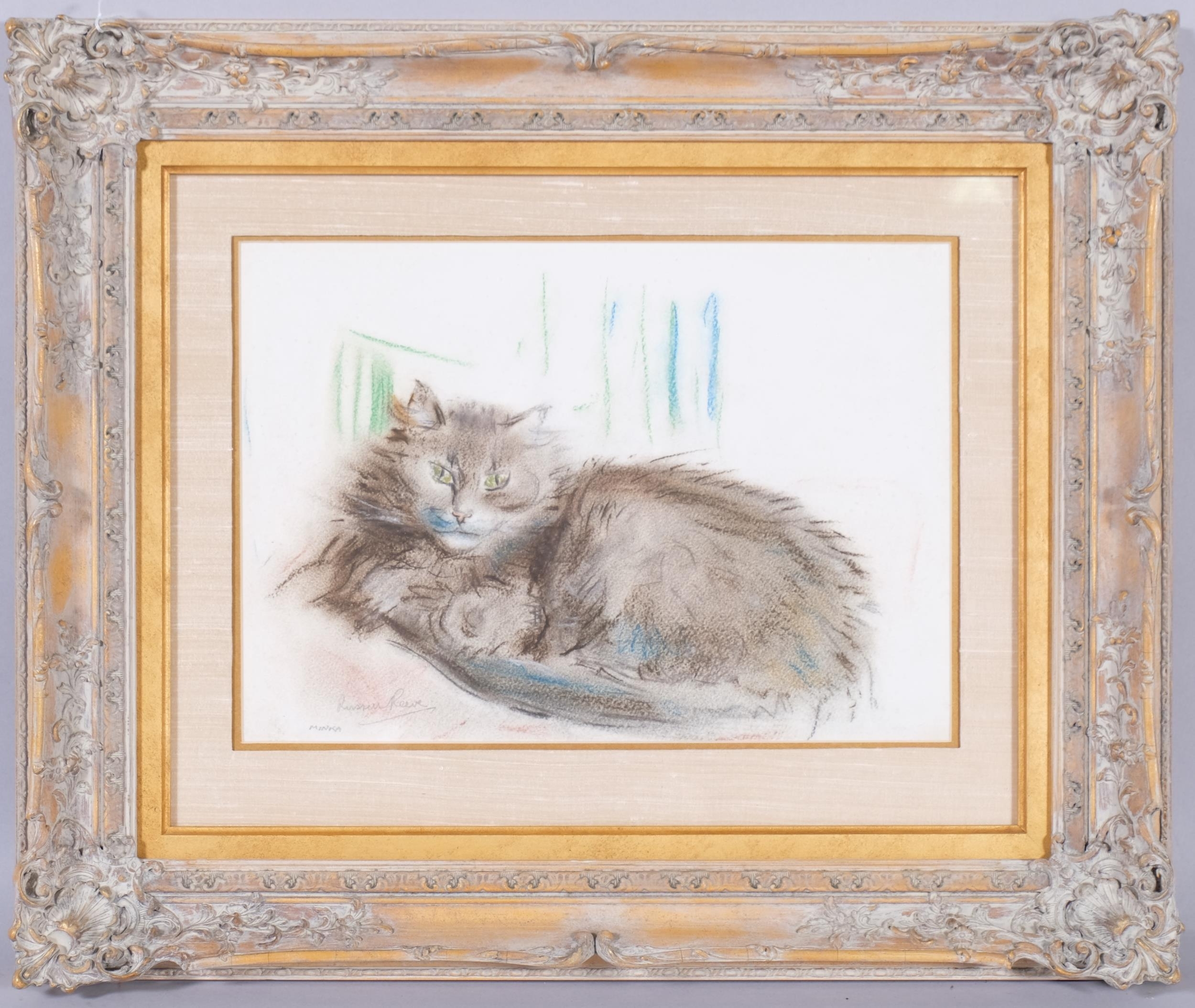 Russell Reeve | portrait of a cat Minka | MutualArt