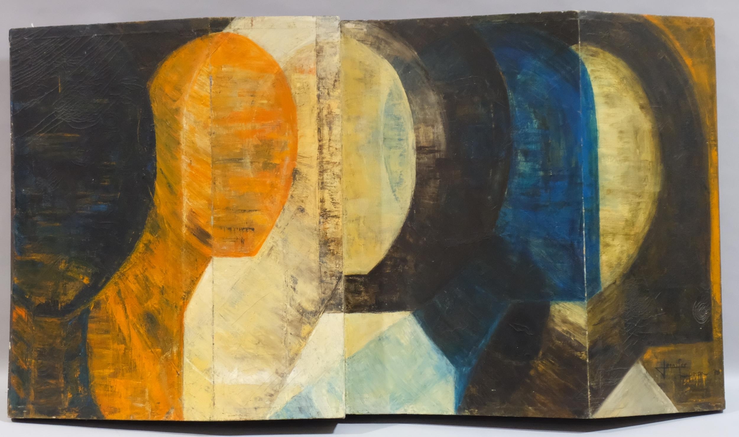 Artwork by Jennifer Lipman, Silent Dialogue, Made of oil on canvas