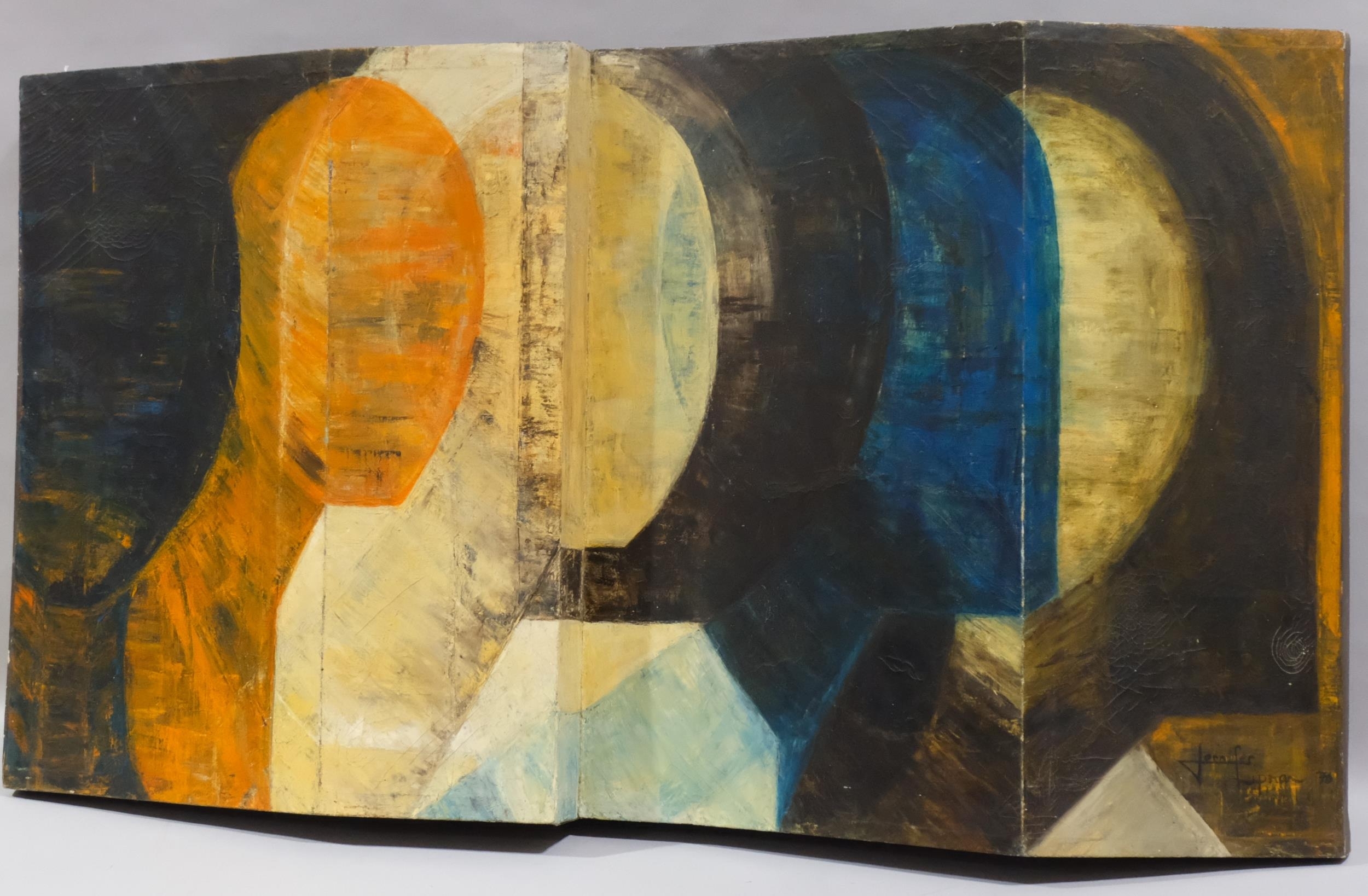 Artwork by Jennifer Lipman, Silent Dialogue, Made of oil on canvas