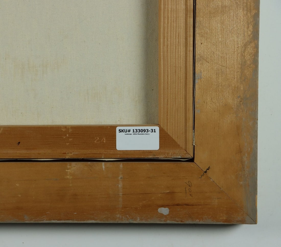 Artwork by Barbara B Hutchins van Stappen, Landscape - White Mountains, Made of oil on canvas