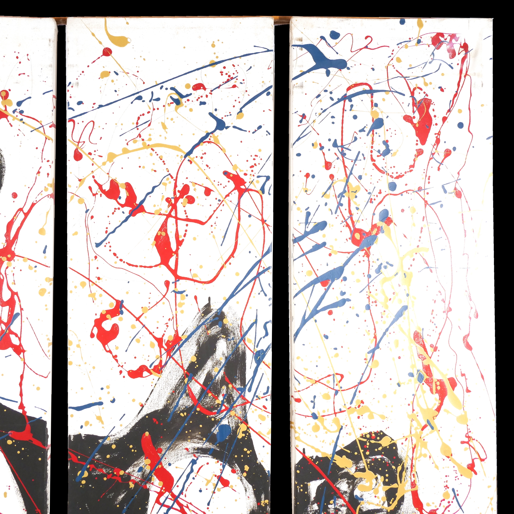 Jackson Pollock | Pollack style triptych | MutualArt