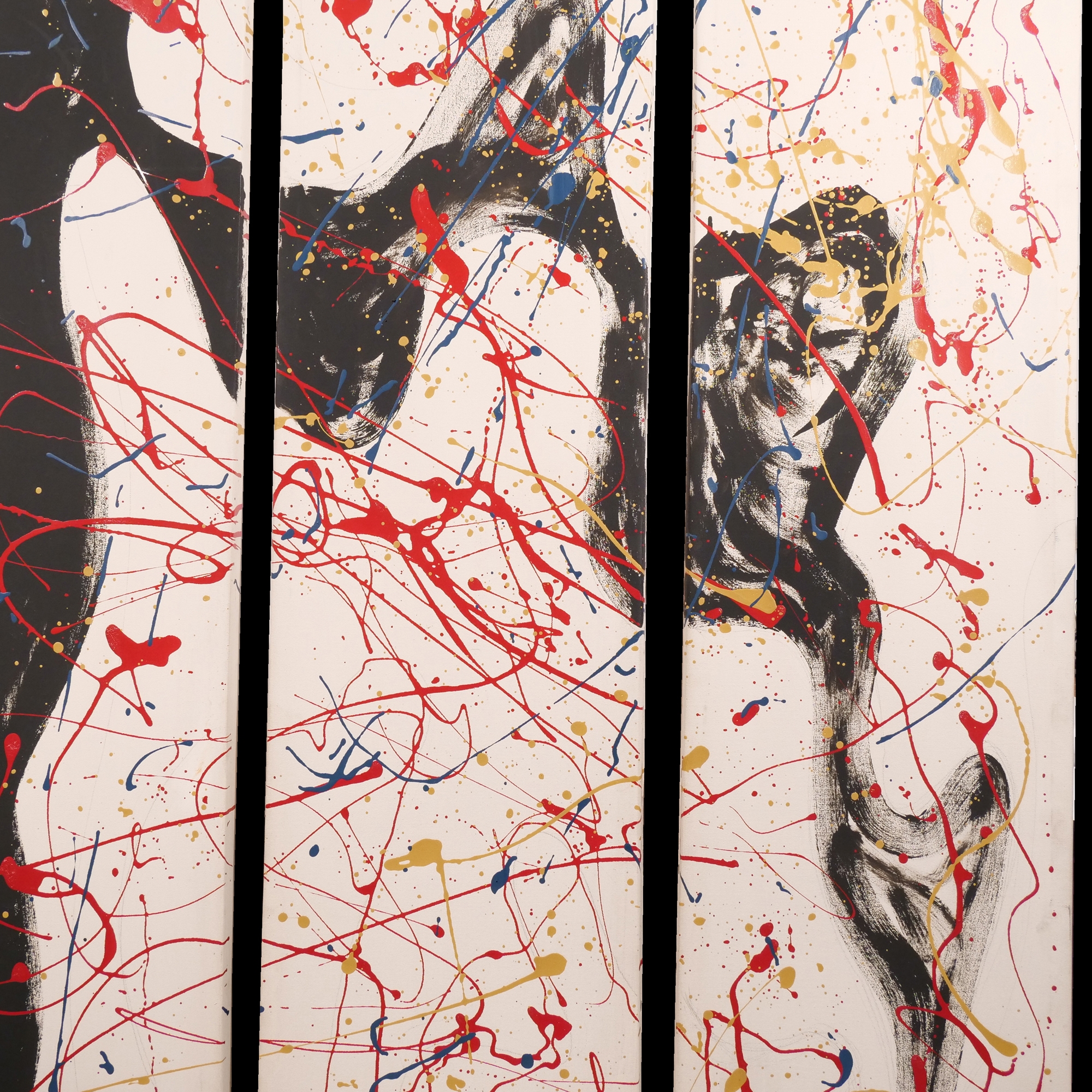 Jackson Pollock | Pollack style triptych | MutualArt