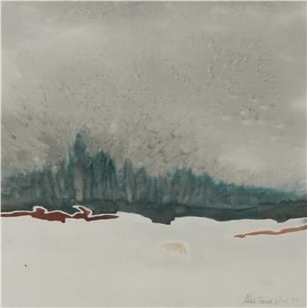 Abstraction - winter landscape - 1977 - Lise Tremblay