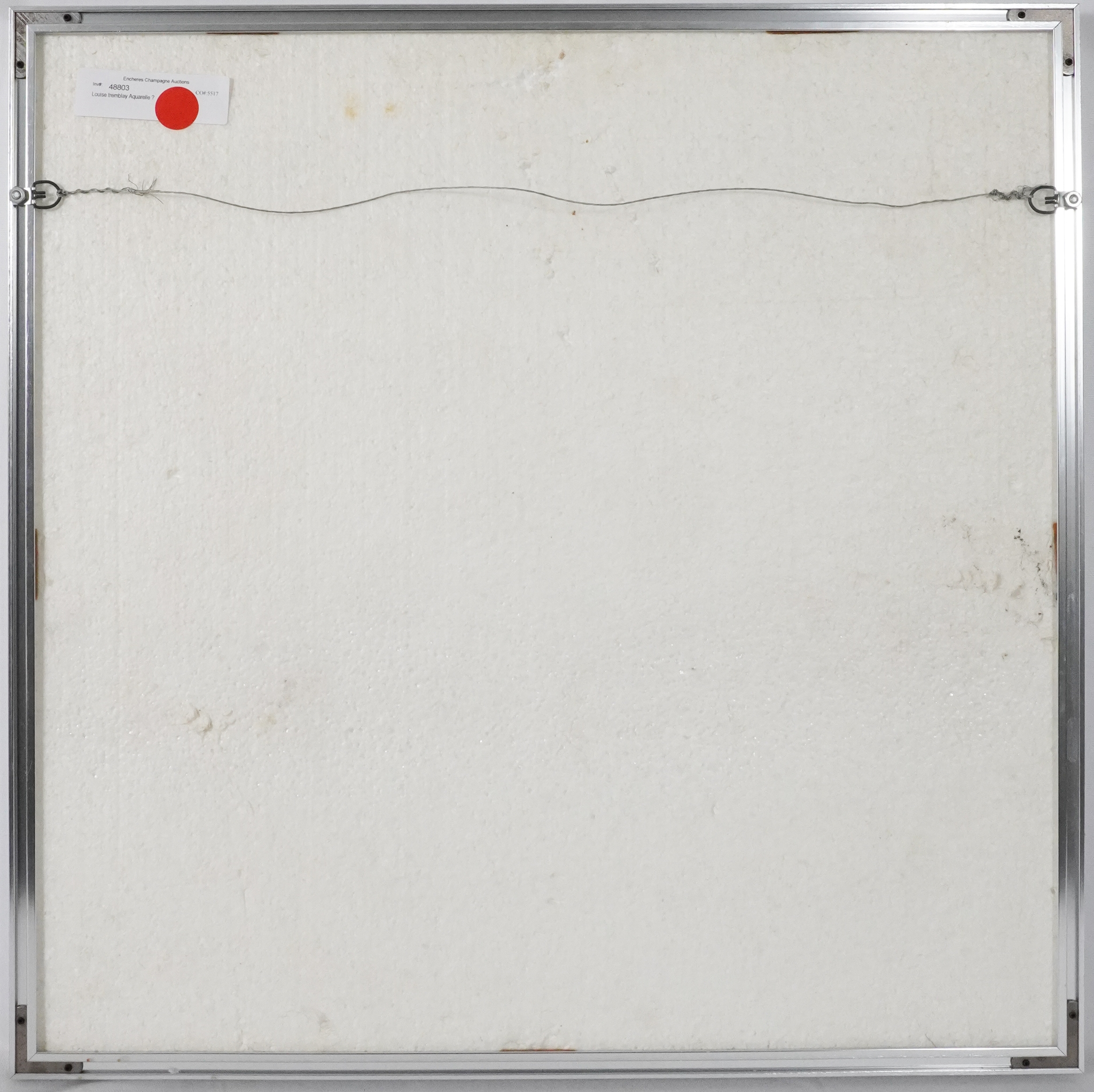 Artwork by Lise Tremblay, Abstraction - winter landscape - 1977, Made of Print on fabric