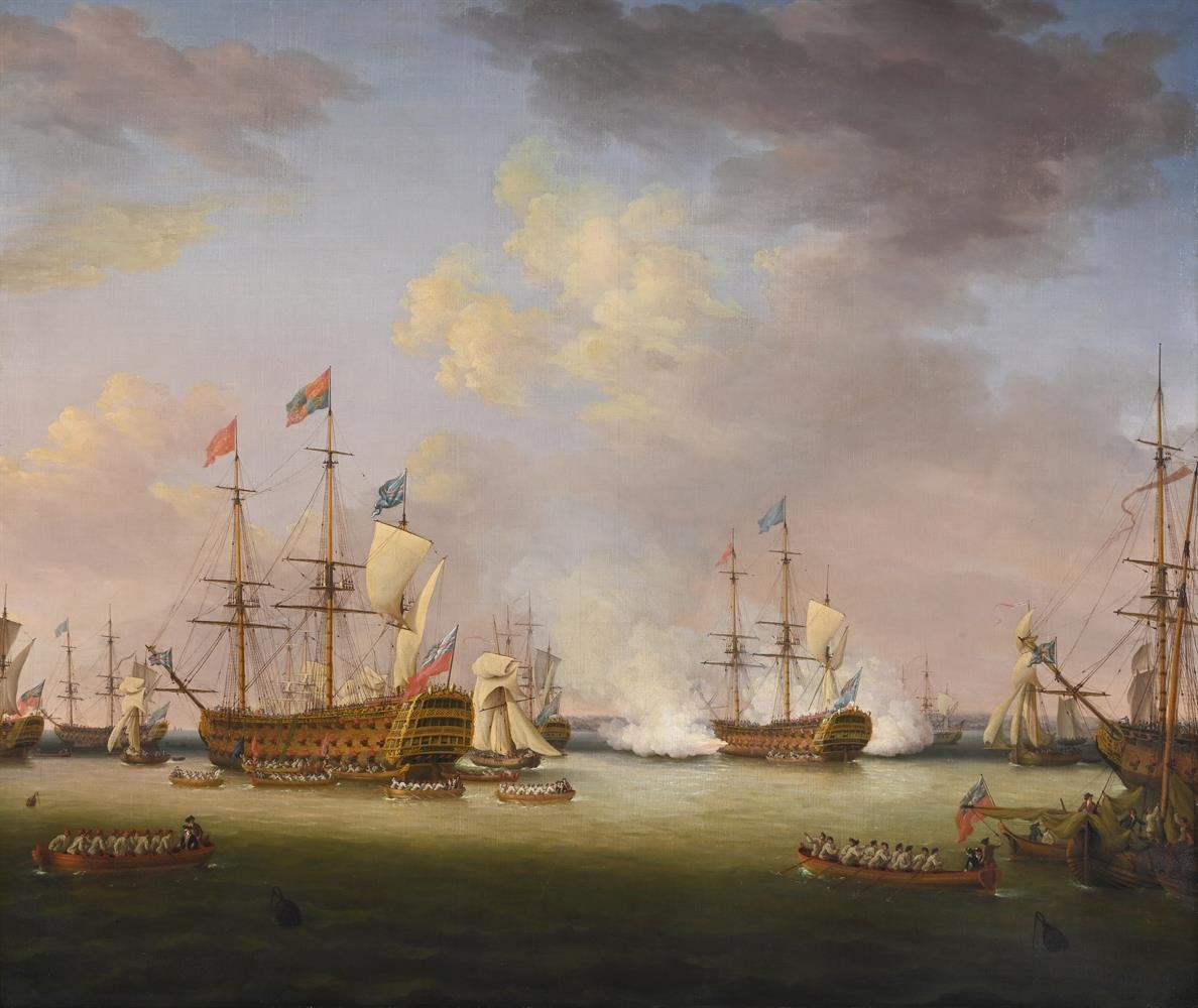 Richard Paton | RICHARD PATON (BRITISH 1717-1791), THE REVIEW OF THE ...