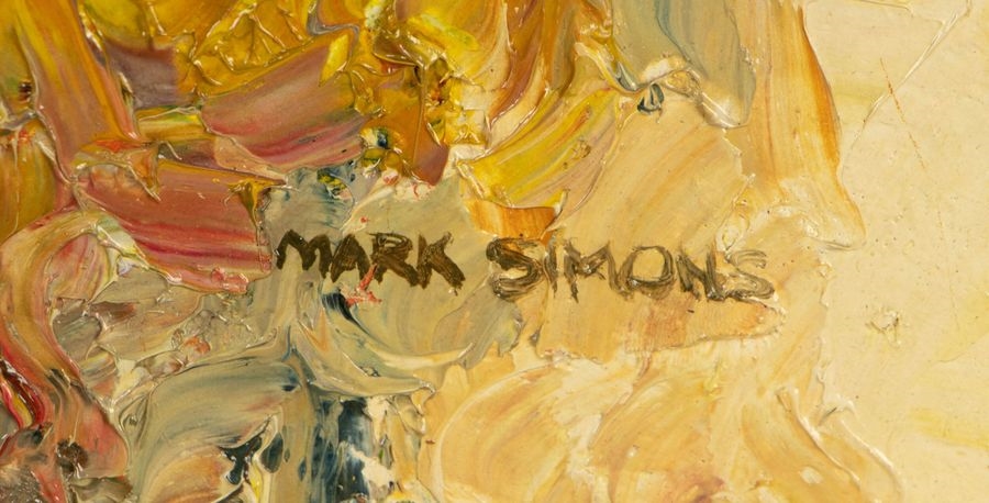 Artwork by Mark Simon, Mark SIMON (actif au XXème siècle, Made of oil on canvas