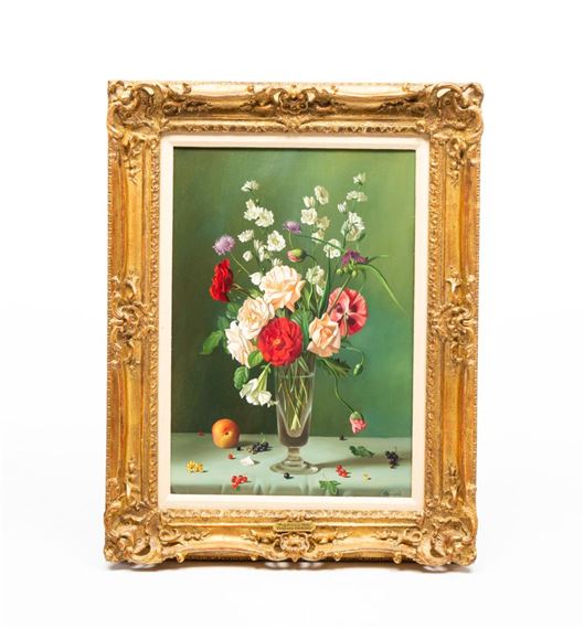 BOUQUET DANS UN VERRE - Fernand Renard