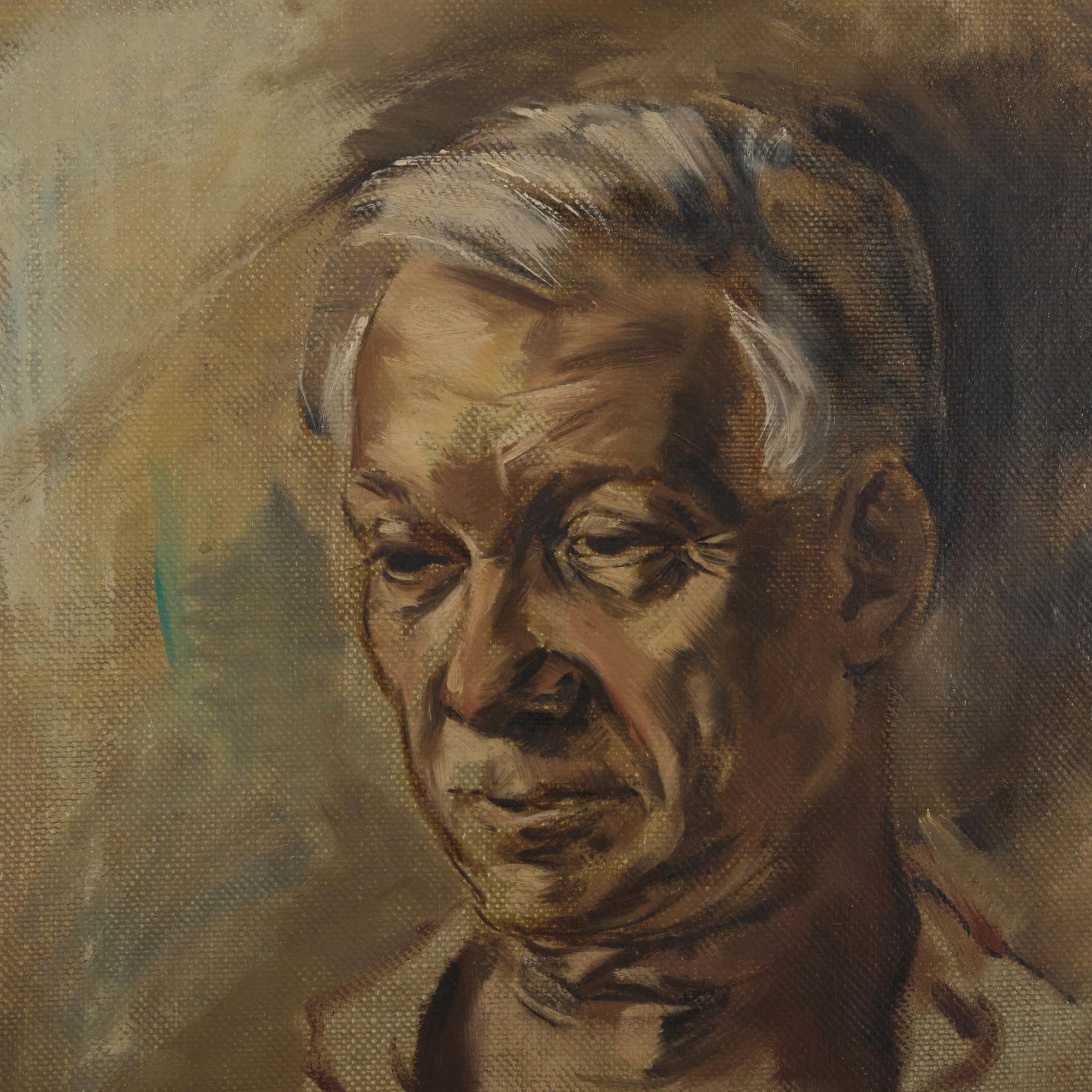 Frederic Taubes | Portrait of Abraham Walkowitz (1943) | MutualArt