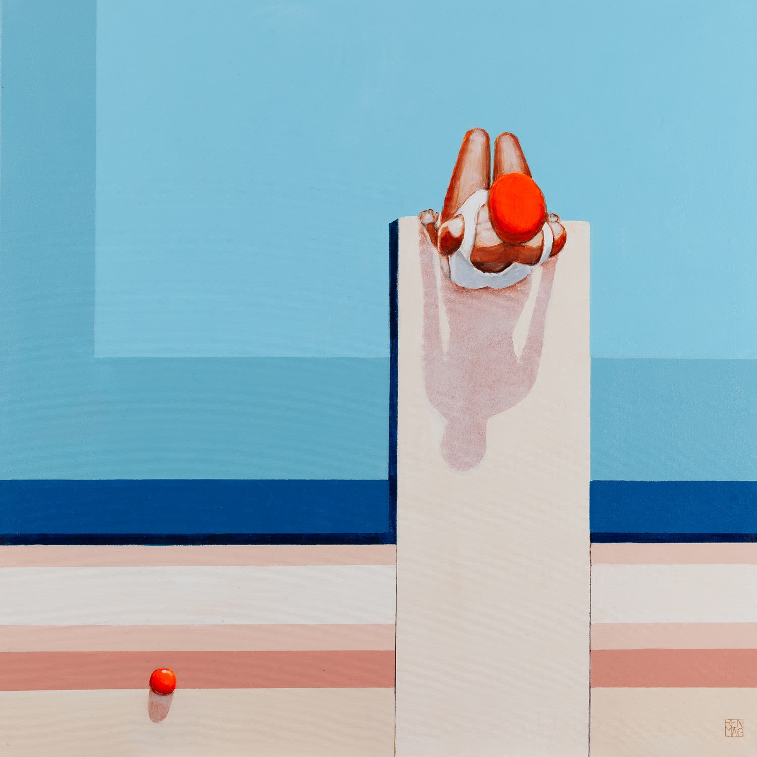 Artwork by Renata Magda, Silence VIII, Made of acrylic / canvas