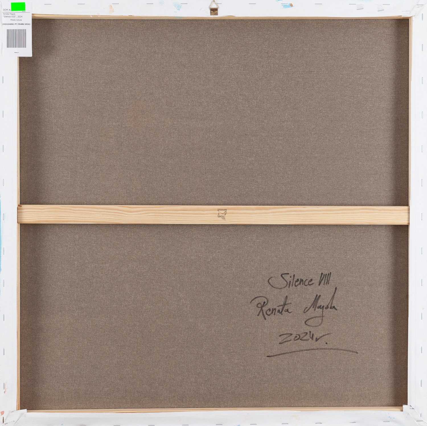 Artwork by Renata Magda, Silence VIII, Made of acrylic / canvas