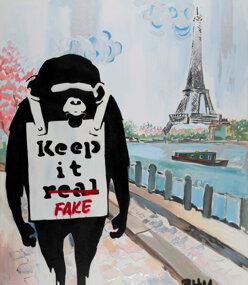 Keep it Fake - Paris #2 by Banksy Hates Me, 2021